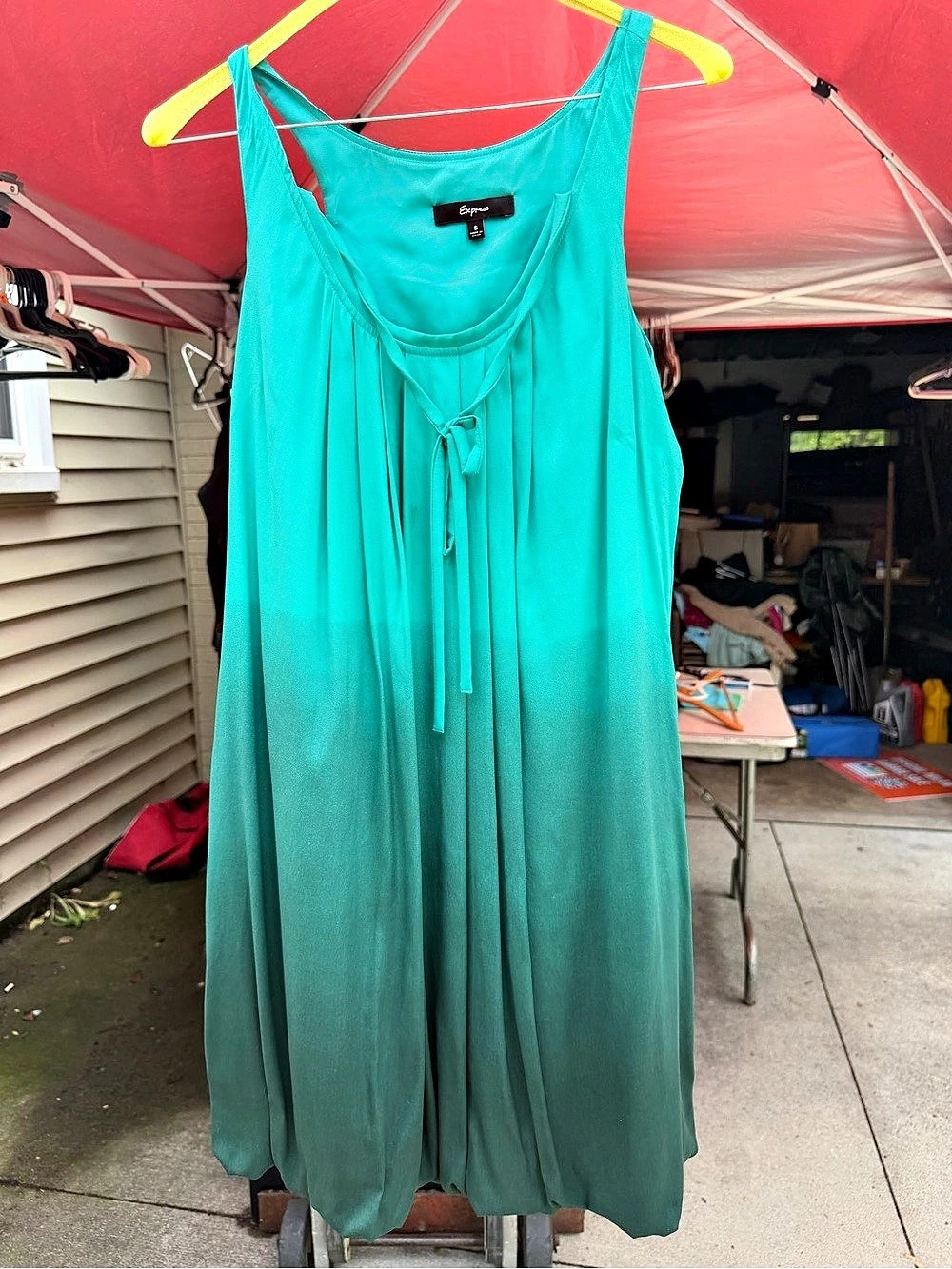 Express Midi Dress in Teal Size Small Like New